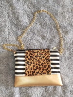 Flower Print Flap Chain Bag