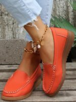 Solid Color Simple Casual Flats
