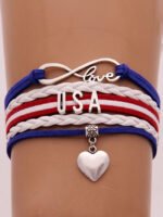 USA Letters Multilayer Bracelet