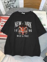 Wholesale NEW YORK TIGER Print Short Sleeve T-Shirt