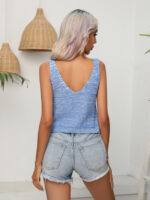 Wholesale Knotted V Neck Knit Camisole