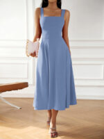 Wholesale Elegant Solid Color Slip Dress